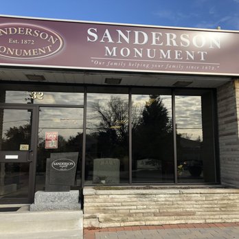 Sanderson Monument Company in Orillia, Ontario