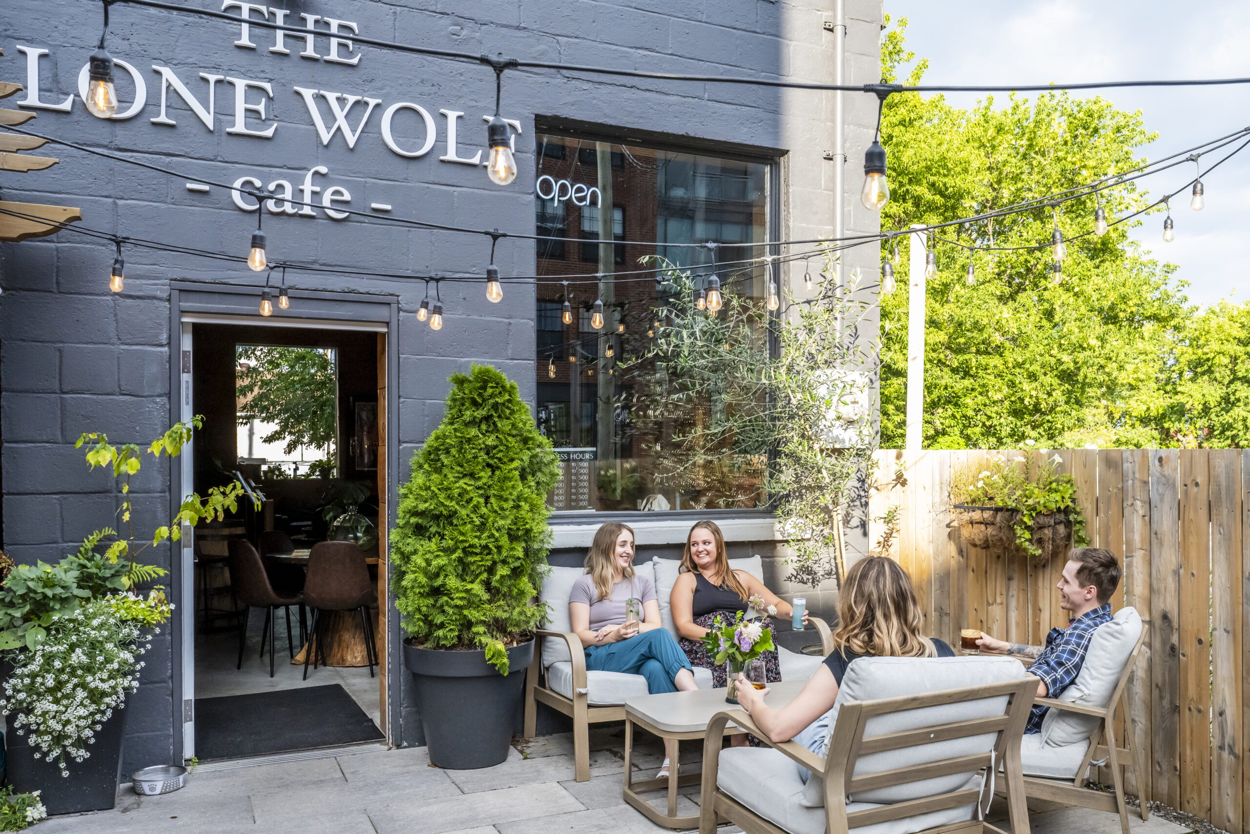 The Lone Wolf Café in Orillia, Ontario